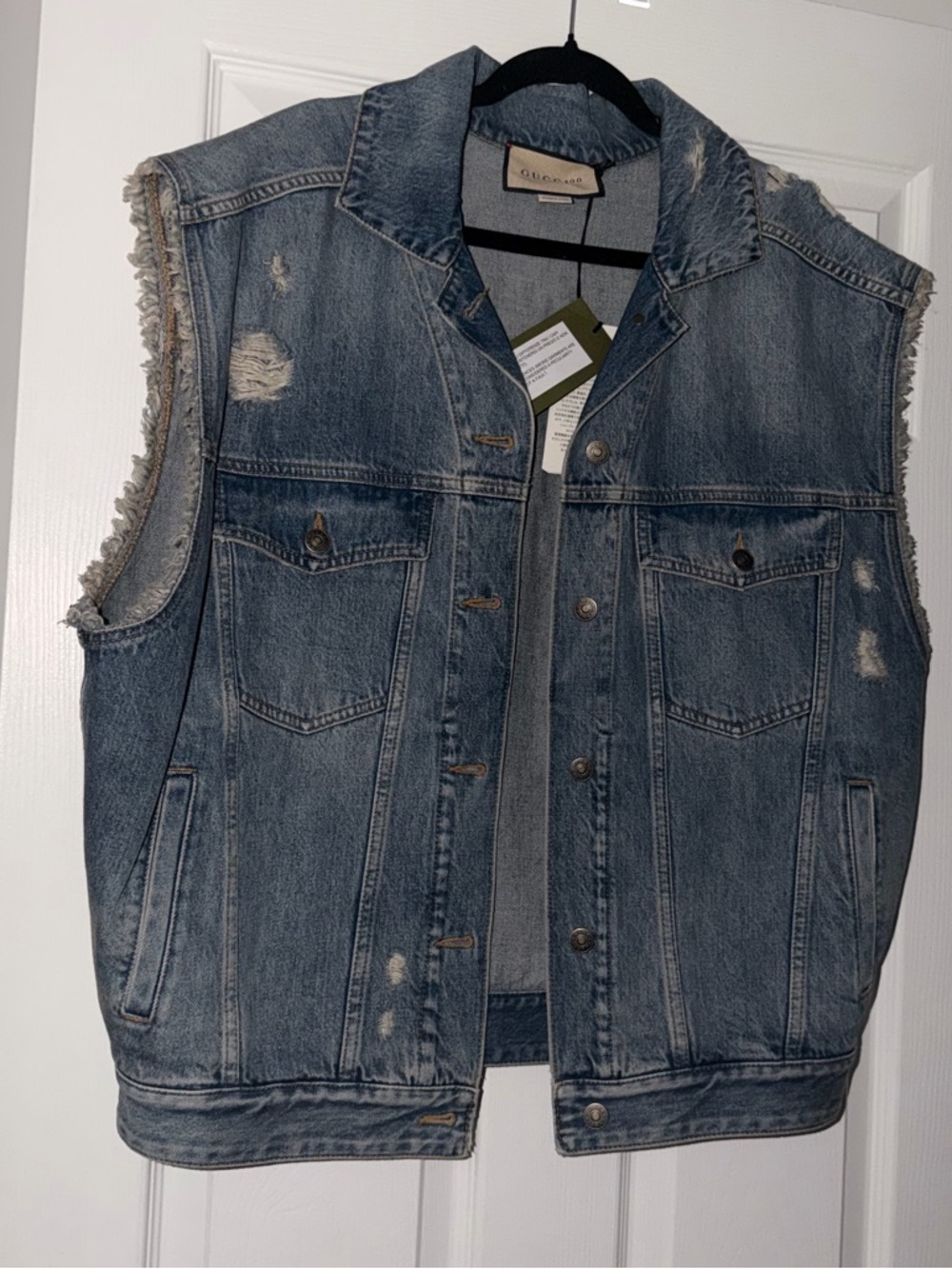 Gucci Denim Vest Oversize Special Music Edition - Picture 4 of 5
